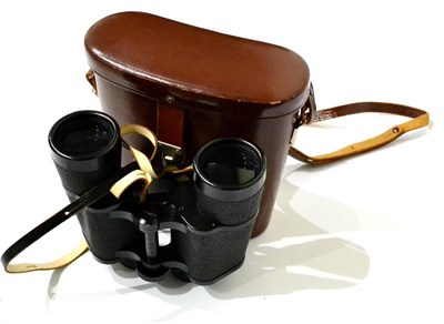 Lot 42 - Carl Zeiss Jena Dekarem 10x50 Binoculars in leather case