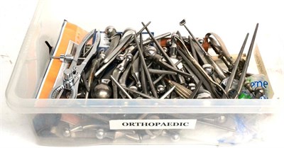 Lot 87 - A Collection of Orthopaedic Instruments and Equipment, including a quantity of different sized...