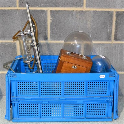 Lot 113 - Mixed Medical Equipment, including a cased 'Oscillometre Sphygmometrique' blood pressure...