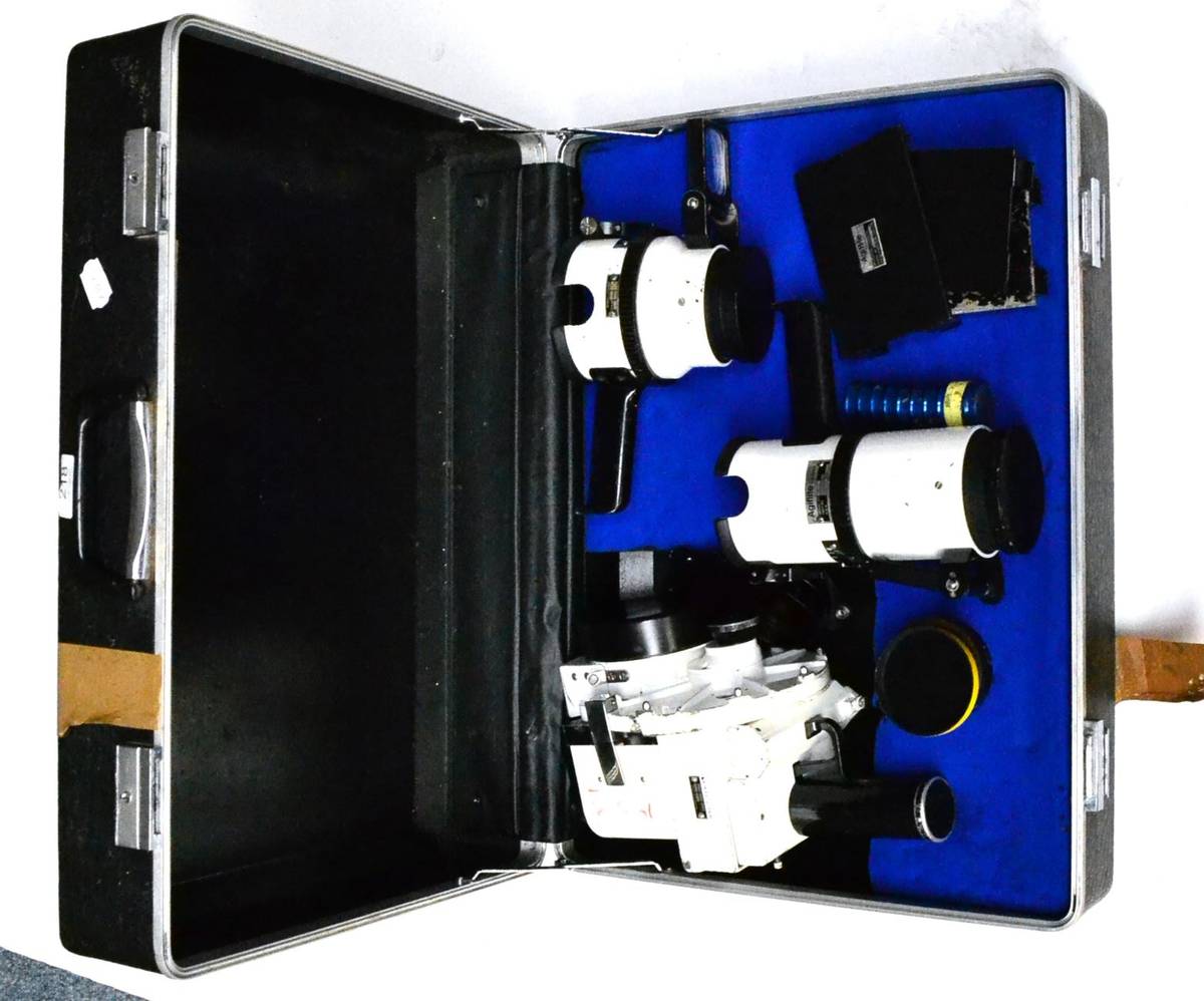 Lot 218 - Agiflite Aerial Photography Set consisting of Camera Body Mk. 2D No.58, Carl Zeiss Planar T*...