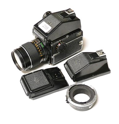 Lot 258 - Mamiya 645 1000S Camera No.L86545 with Mamiya-Sekor C f3.5, 150mm lens, an additional prism...