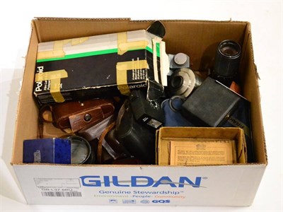 Lot 287 - Various Cameras And Related Items including Canon AE1, Praktica BMS, Langham Thompson C100/199,...