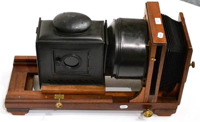 Lot 311 - Projector With Carl Zeiss Jena Tessar f4.5, 150mm Lens 28";, 71cm long