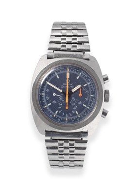 Lot 116 - A Stainless Steel Chronograph Wristwatch, signed Omega, model: Seamaster, circa 1970, (calibre 861)
