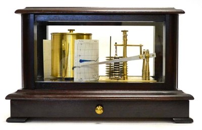 Lot 4 - Russell (London) Barograph, Limited Edition 1982 with nine section vacuum and illustration of...