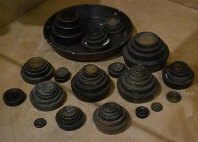 Lot 64 - Disc Weights A Collection Of 11 Sets Or Part Sets