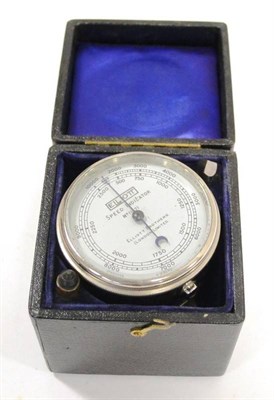 Lot 37 - Elliott Speed Indicator no.11571 with chromed case in fitted case  with two tools