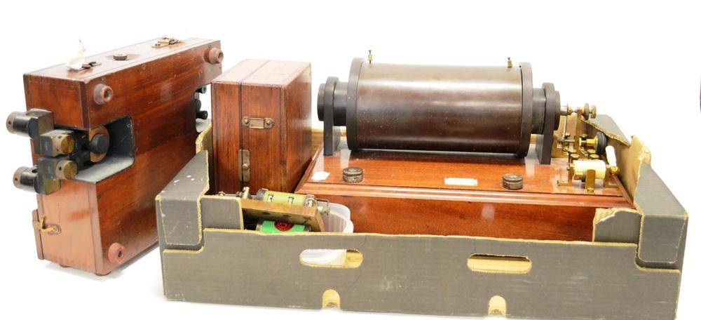 Lot 44 - Various Electrical Instruments including a Newton Induction Coil no. 508N, a Record AC/DC...