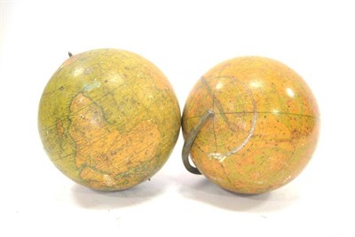 Lot 62 - J Wyld A Pair Of 19th Century Globes: Terrestrial An Celestial 6";, 15cm diameter, the...