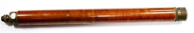 Lot 121 - Unmarked Single Draw Refracting Telescope with 2"; objective lens (damaged internally) 37";,...