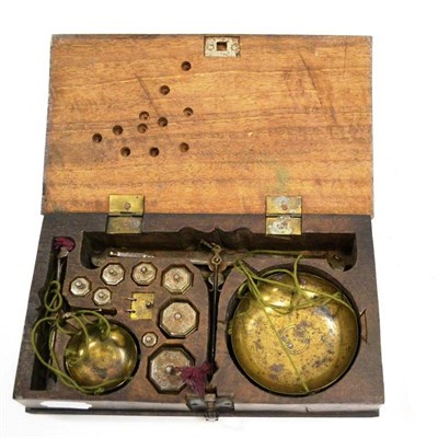 Lot 136 - 18th Century Set Of Scales consisting of large and small set of hand held bar-balances with...