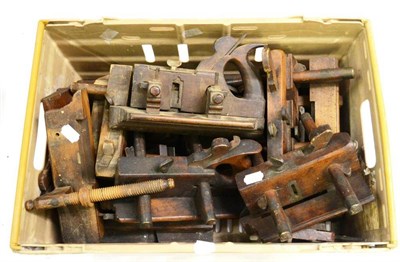 Lot 173 - A Collection of Nineteen Beech Woodworking Planes, including Plough, Smoothing, Jack, Rebate etc