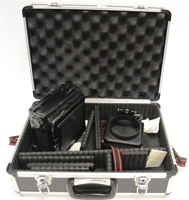 Lot 247 - Toyo-Field Camera Body 5x4 with additional bellow (note no lens) in hard case