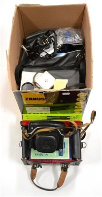 Lot 256 - Various Cameras And Accessories including Minolta SR T101, Praktica LTL (cased) Ross Ensign...