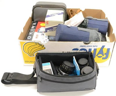 Lot 262 - Various Cameras including Nokina Big Royal View (in original box) Praktica Super TL1000,...