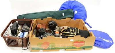 Lot 266 - Various Cameras including Voigtlander TLR, Canon EOS 50E, Sportster cine, Zenit EM 'Moscow...