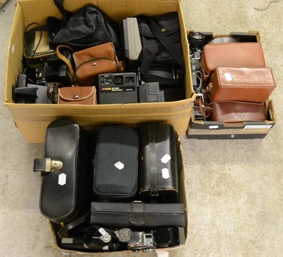 Lot 272 - Various Cine Cameras including Bell & Howell, Bolex 155 and others together with a box of...