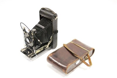 Lot 278 - Zeiss Ikon Nixe Folding Camera with Carl Zeiss Tessar Lens, engraves ";Major A H Gatehouse,...