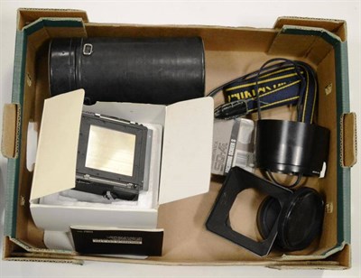 Lot 279 - Zenza Bronica Film Back SQ135 for SQ, SQ-A and SQ-Am and SQ-Ai Focusing Screen (both boxed)...