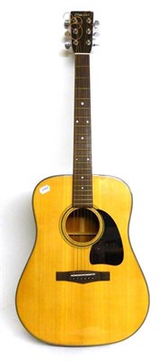Lot 1086 - A Japanese 6-String Acoustic 'Chaser' Guitar, serial number WS-500, with mahogany back, sides...