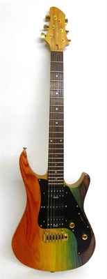 Lot 1093 - A Patrick Eggle 1991 - 2011 LA Anniversary Stratocaster, with ash body, maple neck, rosewood...