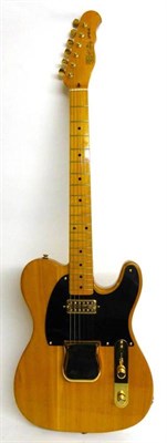 Lot 1096 - A Telecaster Style Guitar by T Parkinson, with ash body, maple fret king neck, Sperzel locking...