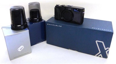 Lot 1159 - Hasselblad Xpan II Camera Kit containing camera no.1BSP11642 and 4/45 lens no.8YSP28825, lens shade