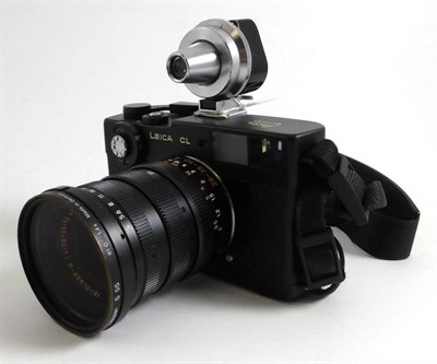 Lot 1162 - Leica CL Camera no.1409570 with Leica Tri-Elmar-M f4, 28/35/50mm lens