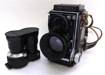 Lot 1180 - Mamiyaflex C2 Camera With Bellows Focusing with Mamiya-Sekor f3.5, 65mm lens and Mamiya-Sekor f4.5