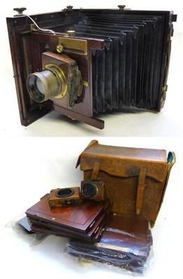 Lot 1181 - Marion's Perfection Field Camera with inset makers plate, Aldis Astigmatic f6.3, 10"; lens, a...