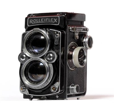 Lot 1202 - Rolleiflex 2.8 Camera no. 1611427, with Carl Zeiss Planer f2.8, 80mm lens