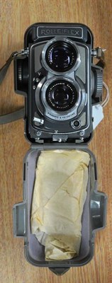 Lot 1213 - Rollieflex Grey Baby Camera no.2006115, with Schneider Kreuznach Xenar f3.5, 60mm lens...