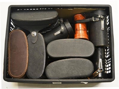 Lot 1025 - Nine Cased Pairs of Pentax Binoculars, comprising three 8 x 30, two 7 x 50, two 10 x 50, one 12...