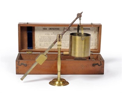 Lot 1033 - A 19th Century Lacquered Brass Chondrometer or Corn Balance by  Marratt & Short, 63 King...