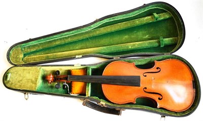 Lot 1060 - A 20th Century English Violin, labelled 'The Artists Apollo' Rushworth & Dreaper, Liverpool...