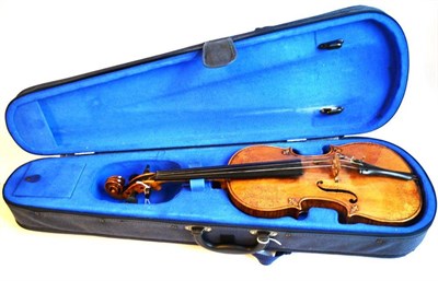 Lot 1071 - A Late 19th / Early 20th Century French Violin, no label, school of Barzoni, with a 358mm two piece