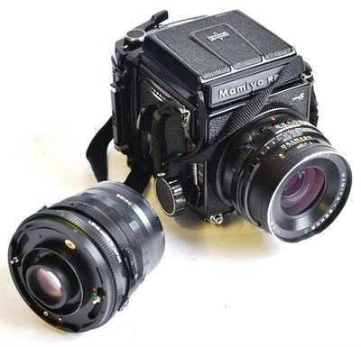 Lot 1172 - A Mamiya RB 67 Professional S Camera Outfit, serial number C192554, with a Sekor-C f3.8/90mm...