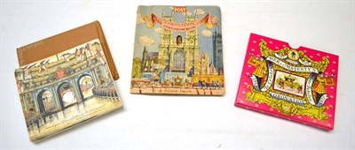 Lot 1185 - Three Concertina Type Peep Show Books - Coronation Peep Show Book by Edwin Smith 1953 and...