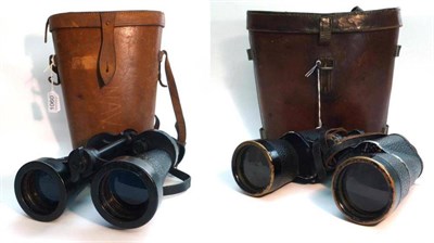 Lot 1060 - Two Cased Pairs of Binoculars - Barr & Stroud 7 x CF41 naval binoculars, serial number 71261...