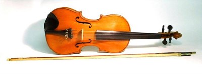 Lot 1108 - A 20th Century Czechoslovakian Amati Style Violin, labelled 'Nicholaus Amati Made in...