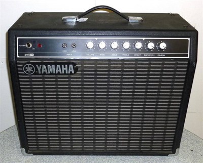 Lot 1111 - A Yamaha Fifty 112 Guitar Amplifier, with high/low inputs, volume, bass, middle, treble,...