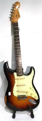 Lot 1140 - A Fender Stratocaster, serial number 51394, with original neck, rosewood slab fretboard,...