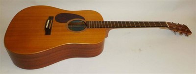 Lot 1164 - A Martin DX1 Dreadnought Left Handed Acoustic Guitar, serial number 1007415, with laminated...