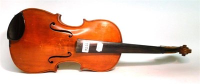 Lot 1174 - A Late 19th / Early 20th Century German Viola, labelled 'Antonius Stradivarius....', with a...