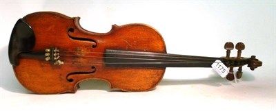 Lot 1175 - A 20th Century German Violin, labelled ' H Albin Filcher, Geigenbauer, Markneukirchen 1923', with a