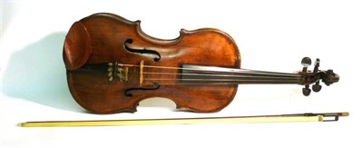 Lot 1186 - A 19th Century English Viola, no label, attributed to Dearlove of Leeds, with a 394mm two piece...