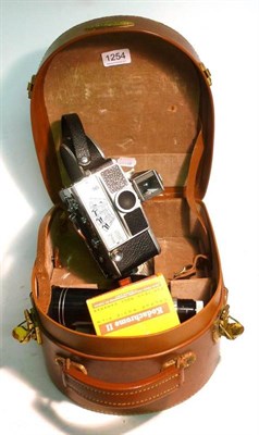 Lot 1254 - A Paillard Bolex H-16 Cine Camera Outfit, with Dalmeyer f3.5 tele-photo lens, Serital 1inch...