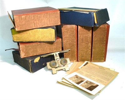 Lot 1267 - Eight Boxed Sets of The Edinburgh Stereoscopic Atlas of Anatomy, by Waterston and Burnett, includes