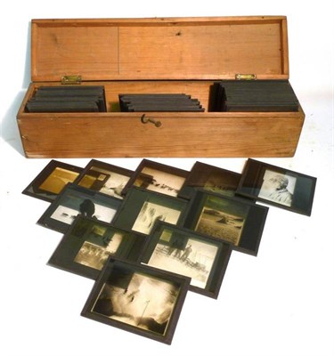 Lot 1276 - A Collection of Seventy American Format Magic Lantern Slides Relating to Scott of the...