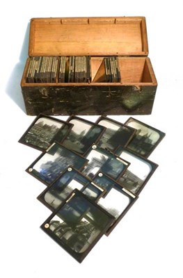 Lot 1277 - A Set of Fifty Magic Lantern Slides of Germany by York & Son, fine quality real photographic...